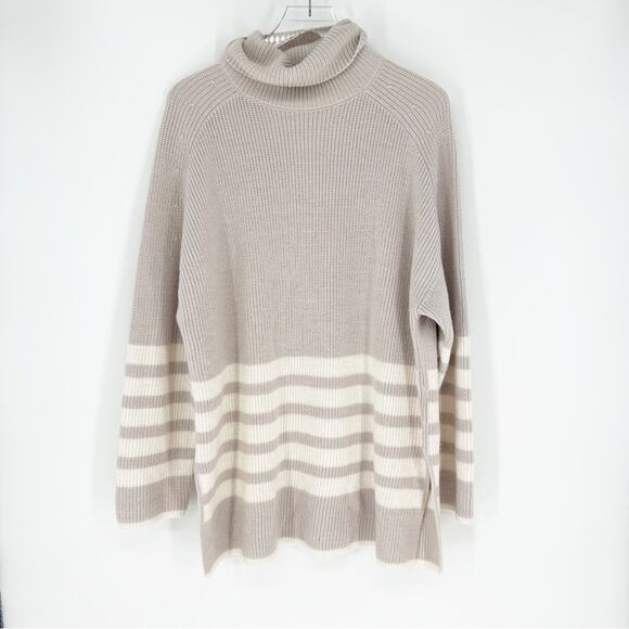 COS Striped Rollneck Sweater L - Picture 2 of 5